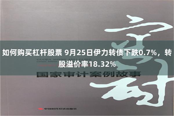 如何购买杠杆股票 9月25日伊力转债下跌0.7%，转股溢价率18.32%